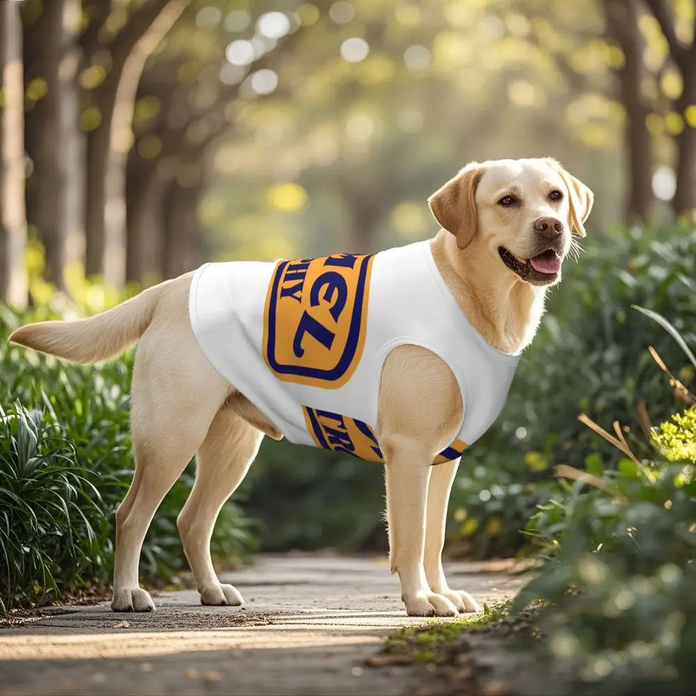 Personalized Camel Trophy Dogs Clothes Breathable Soft Pet Vests Large Dog Jacket Pet Accessories