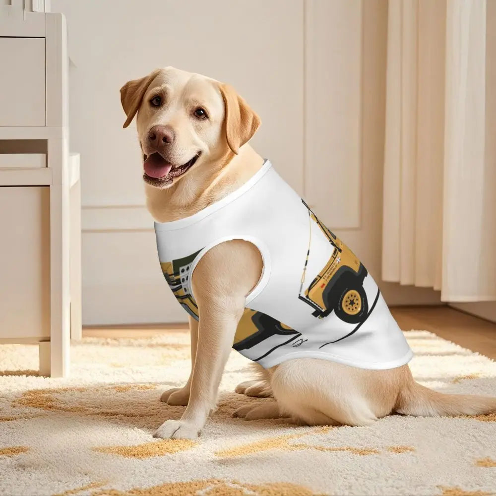 Personalized Camel Trophy Dogs Clothes Breathable Soft Pet Vests Large Dog Jacket Pet Accessories