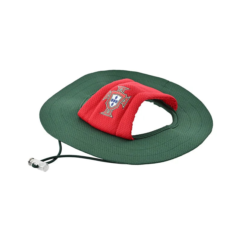 Portugal National Football Team Dog Bandana Cotton Washable Pet Scarf Triangular Bib for Dogs Cats Puppies