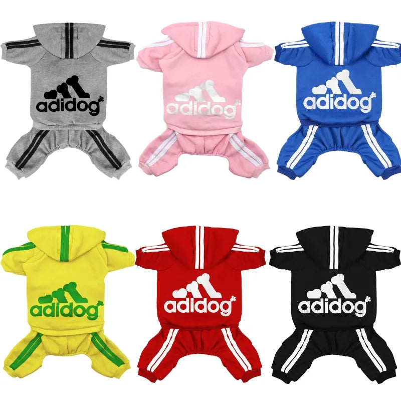 Adidog Dog Jumpsuit Sports Suit 🐶👕✨