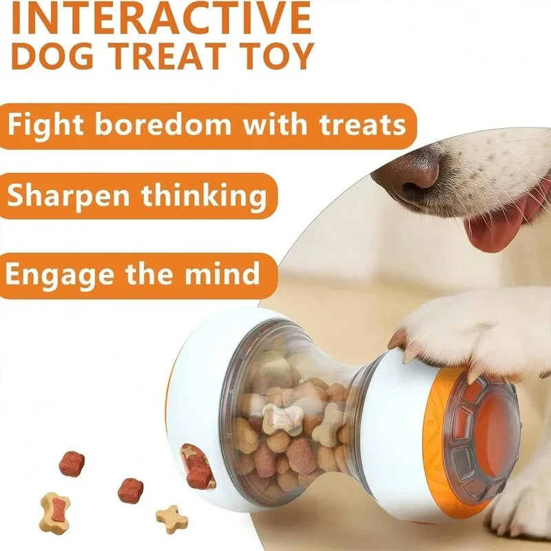 Interactive Dog Treat Dispenser Toy Dog Puzzle Rolling Leak Food Ball Toy Durable Chew Tooth Healthy Ball Suitable for All Breed