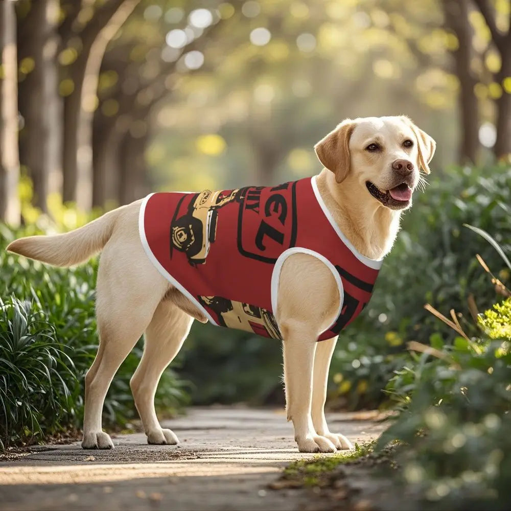 Personalized Camel Trophy Dogs Clothes Breathable Soft Pet Vests Large Dog Jacket Pet Accessories