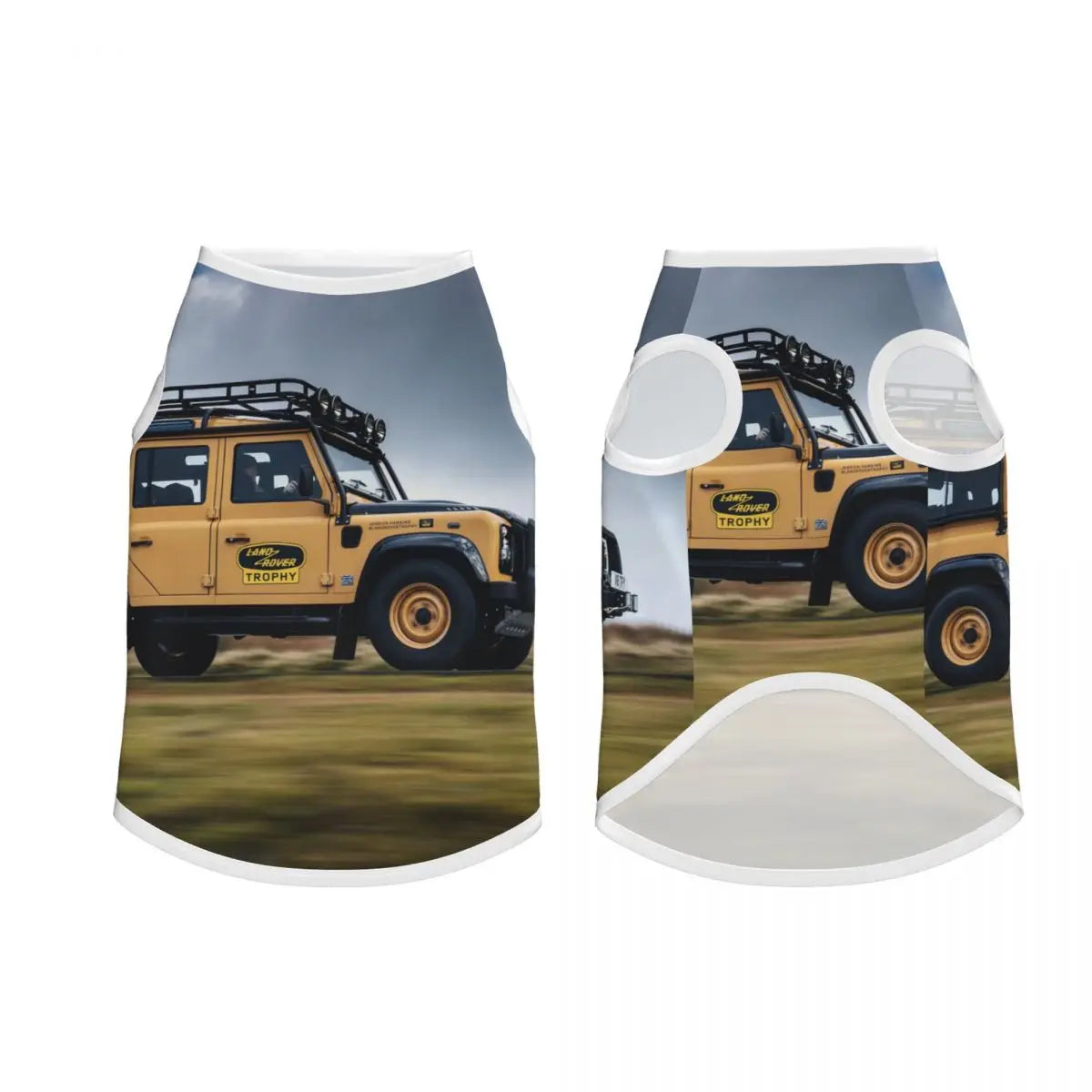 Personalized Camel Trophy Dogs Clothes Breathable Soft Pet Vests Large Dog Jacket Pet Accessories