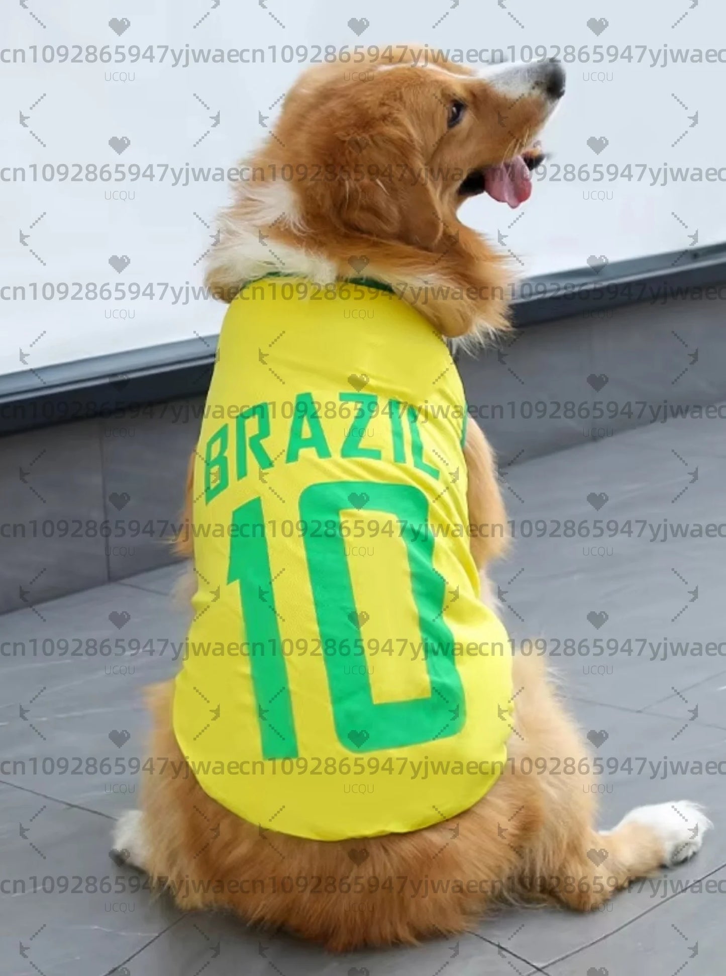 BRASIL NO.10 Pet Football Jersey ⚽🐶👕