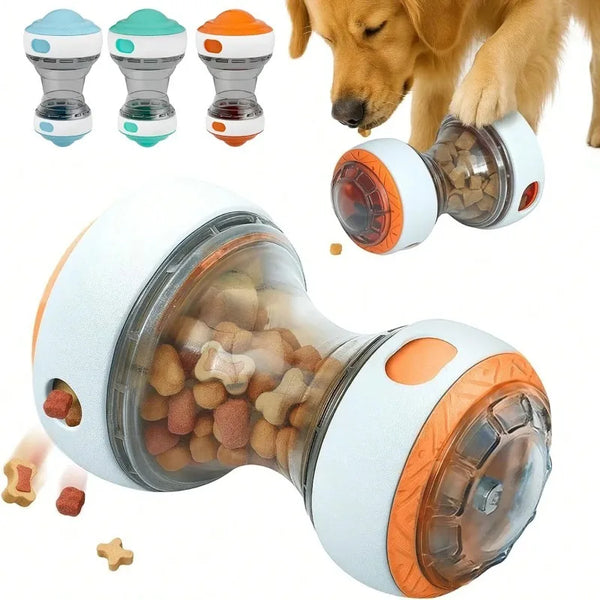 Interactive Dog Treat Dispenser Toy Dog Puzzle Rolling Leak Food Ball Toy Durable Chew Tooth Healthy Ball Suitable for All Breed