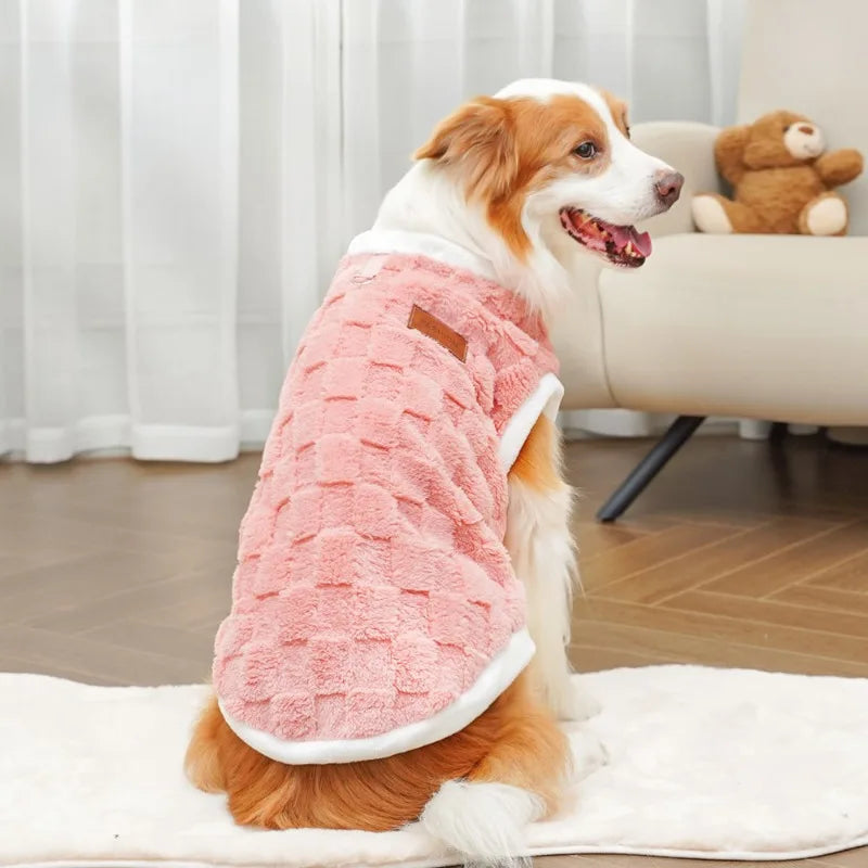 Pet Accessories Winter Dog Clothes for Dogs S-8XL Warm Dogs Coat Schnauzer Pug Clothing Sweatshirts Casual Dog Cat Clothing