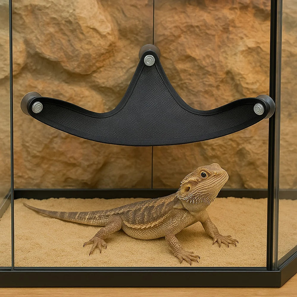 New Lizard Hammock Reptile Mesh Breathable Rest Play Decorative Platform Summer Cool Little Nest Small Pet Supplies