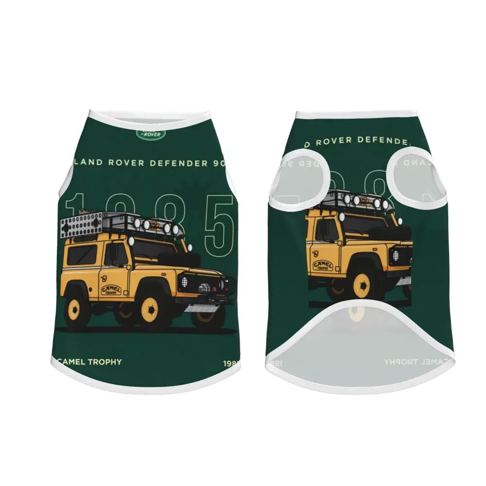 Personalized Camel Trophy Dogs Clothes Breathable Soft Pet Vests Large Dog Jacket Pet Accessories