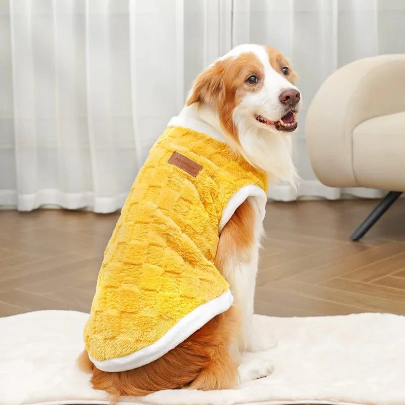 Pet Accessories Winter Dog Clothes for Dogs S-8XL Warm Dogs Coat Schnauzer Pug Clothing Sweatshirts Casual Dog Cat Clothing