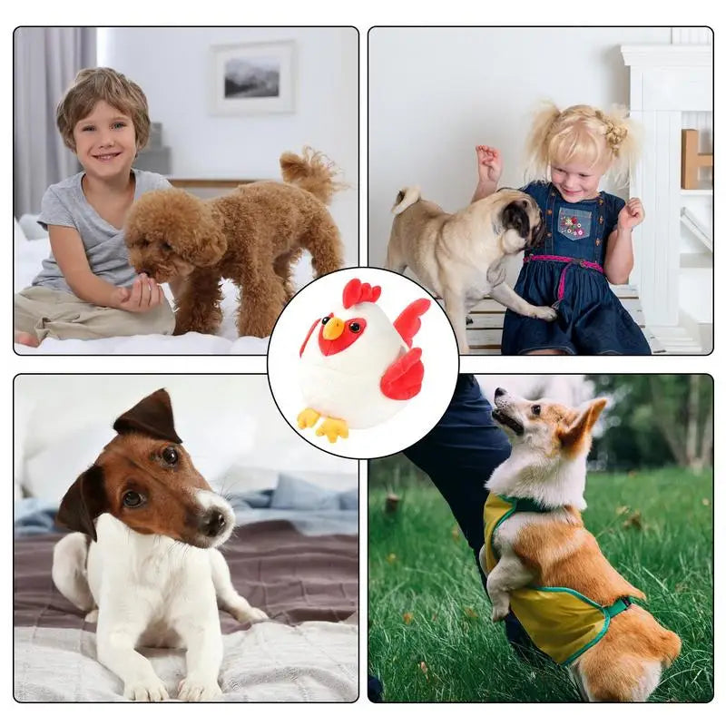 Automatic Smart Teasing Dog Ball Interactive Washable Cartoon Plush Sound Electronic Dog Ball