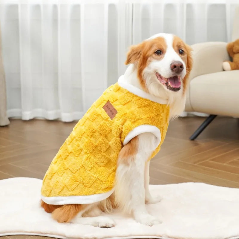 Pet Accessories Winter Dog Clothes for Dogs S-8XL Warm Dogs Coat Schnauzer Pug Clothing Sweatshirts Casual Dog Cat Clothing