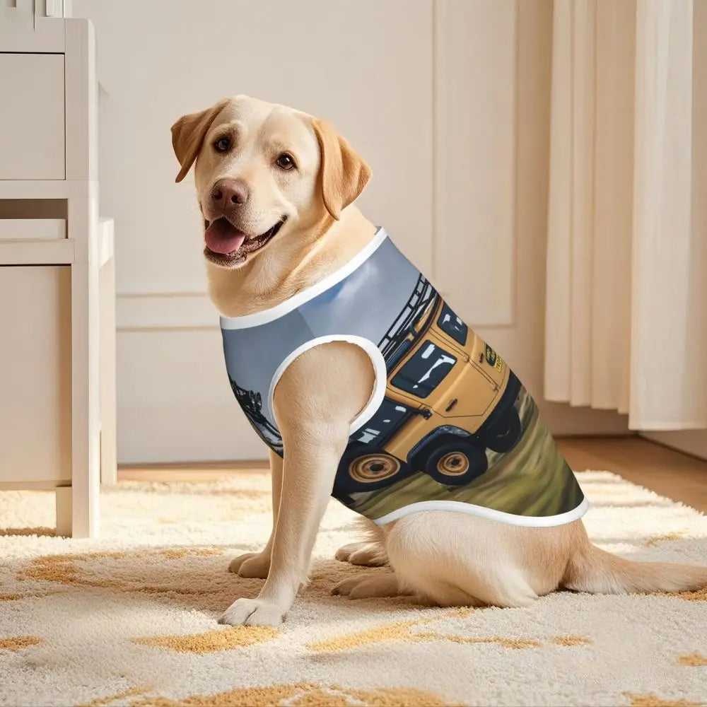 Personalized Camel Trophy Dogs Clothes Breathable Soft Pet Vests Large Dog Jacket Pet Accessories