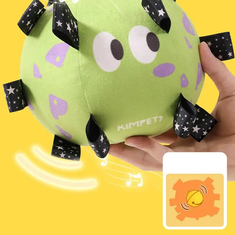 Dog Toy Soccer Ball Squeak Large Dog Squeaky Ball With Straps Aggressive Pets Interactive Ball