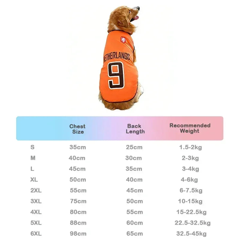 Soccer Pet Mesh Jersey 🐶⚽👕