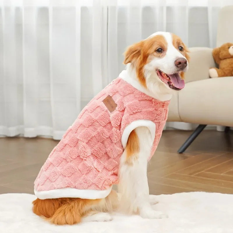 Pet Accessories Winter Dog Clothes for Dogs S-8XL Warm Dogs Coat Schnauzer Pug Clothing Sweatshirts Casual Dog Cat Clothing