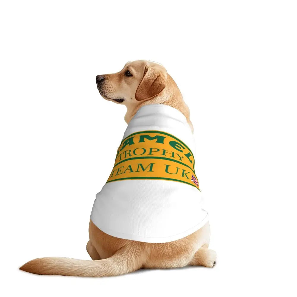 Personalized Camel Trophy Dogs Clothes Breathable Soft Pet Vests Large Dog Jacket Pet Accessories