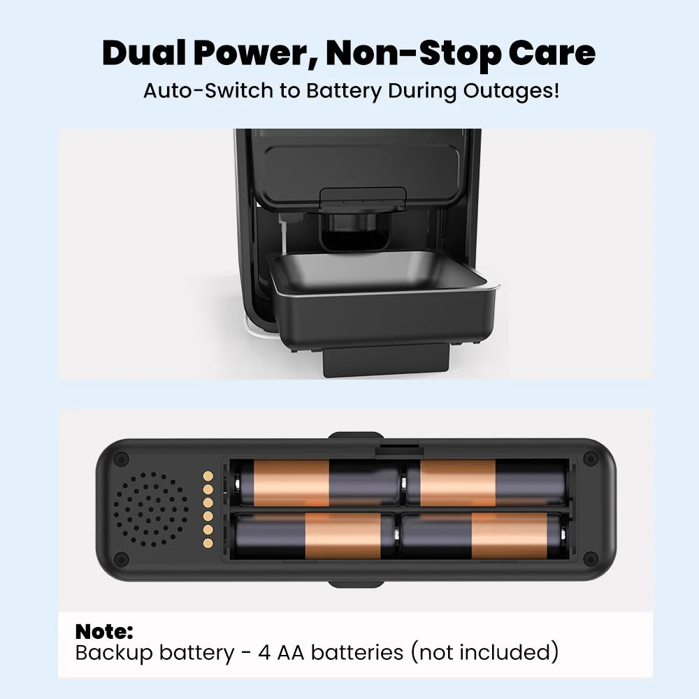 Smart Pet Feeder Automatic for Cats and Dogs - with Timed & Quantitative Feeding