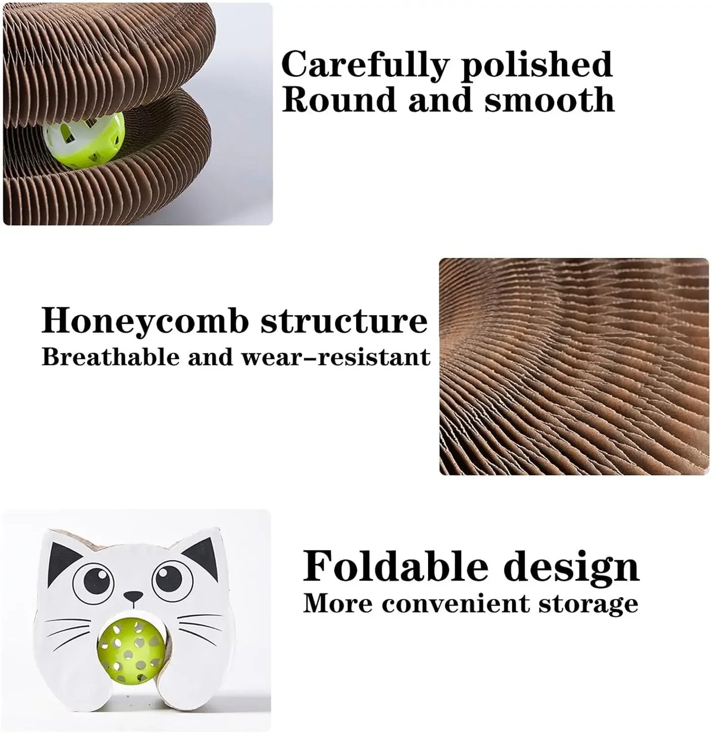 Kitty Kurlz Cat Toy, Marlene Kitty Kurlz, Kitty Curls Cat Toy, Magic Organ Cat Scratching Board