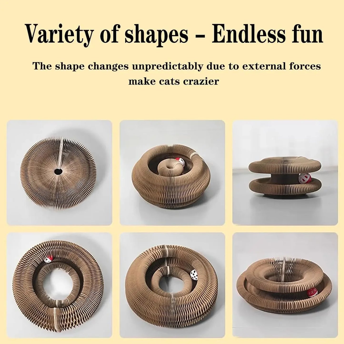 Kitty Kurlz Cat Toy, Marlene Kitty Kurlz, Kitty Curls Cat Toy, Magic Organ Cat Scratching Board