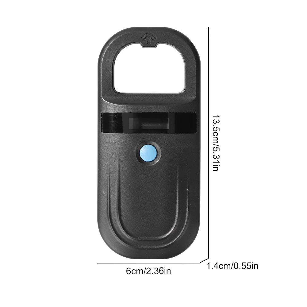 Micro Chip Reader Scanner Rechargeable Pet ID Reader 134.2kHz 125kHz with Stable OLED Display for ISO 11784/11785 FDX-B and ID64
