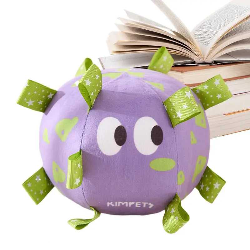 Dog Toy Soccer Ball Squeak Large Dog Squeaky Ball With Straps Aggressive Pets Interactive Ball