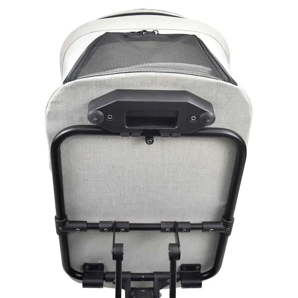 Upgraded Version 3 in 1 Dog Cat Stroller with Detachable Carrier Lightweight Folding Portable All Terrain Pet Travel System for