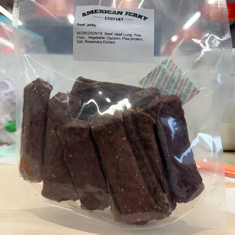 Beef Jerky/Duck Jerky/Chicken Sweet Potato Sticks/Turkey Meatballs/Dried Salmon/Training Reward Chew for Small Medium Large Dog