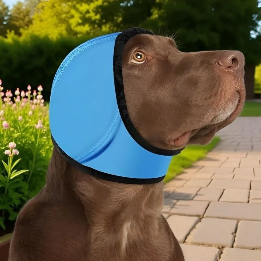 Noise Reduction Dog Ear Covers Anti-Noise Hearing Protection Pet Ear Muffs Adjustable Soft Warm Dog Calming Earmuff