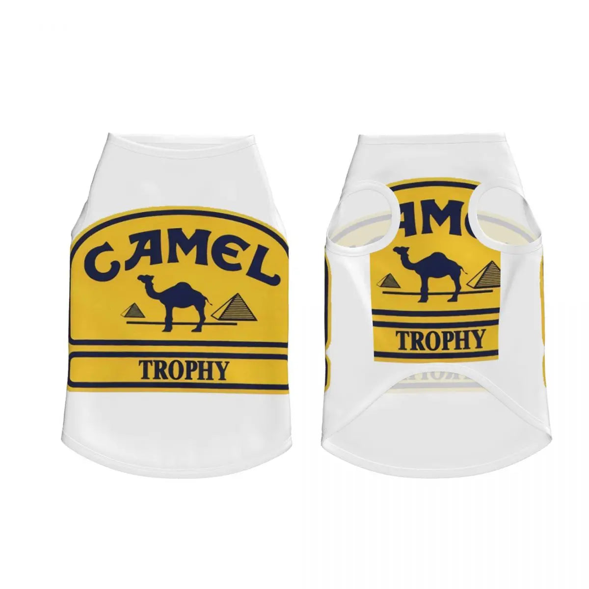Personalized Camel Trophy Dogs Clothes Breathable Soft Pet Vests Large Dog Jacket Pet Accessories