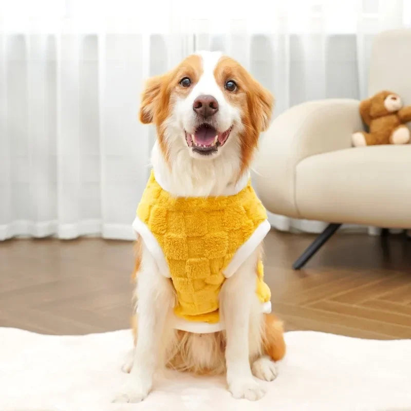 Pet Accessories Winter Dog Clothes for Dogs S-8XL Warm Dogs Coat Schnauzer Pug Clothing Sweatshirts Casual Dog Cat Clothing