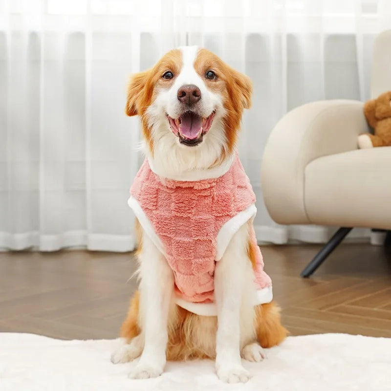 Pet Accessories Winter Dog Clothes for Dogs S-8XL Warm Dogs Coat Schnauzer Pug Clothing Sweatshirts Casual Dog Cat Clothing