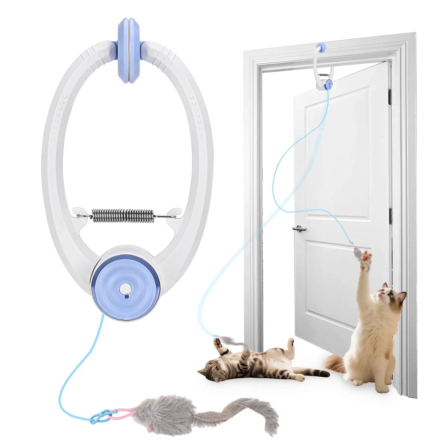 Cat Toys Electric Door Hanging Cat Toy Interactive Cat Toy USB Rechargeable
