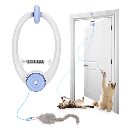 Cat Toys Electric Door Hanging Cat Toy Interactive Cat Toy USB Rechargeable