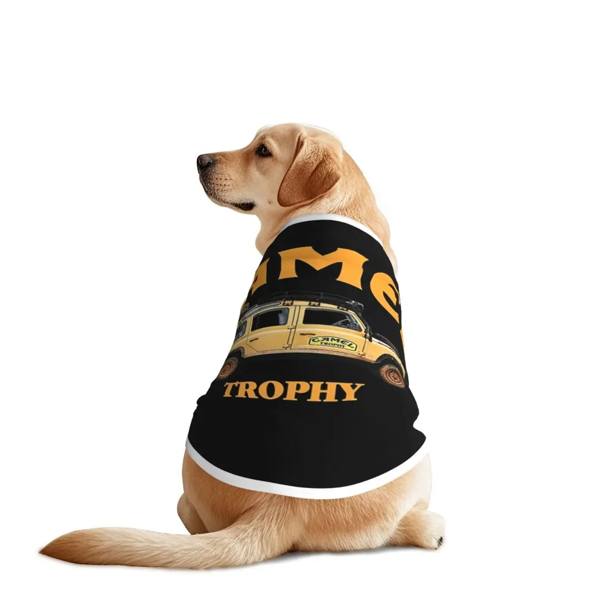 Personalized Camel Trophy Dogs Clothes Breathable Soft Pet Vests Large Dog Jacket Pet Accessories