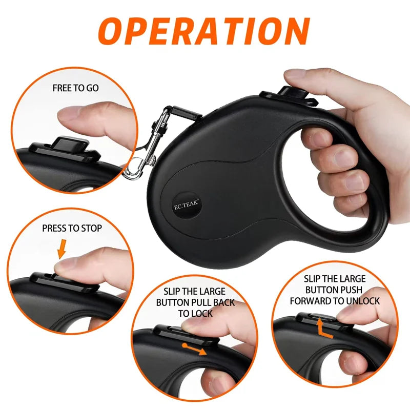 Pet Leash, Automatic Retractable Dog Leash, Automatic Retractable Leash, Dog Pet Walking Artifact