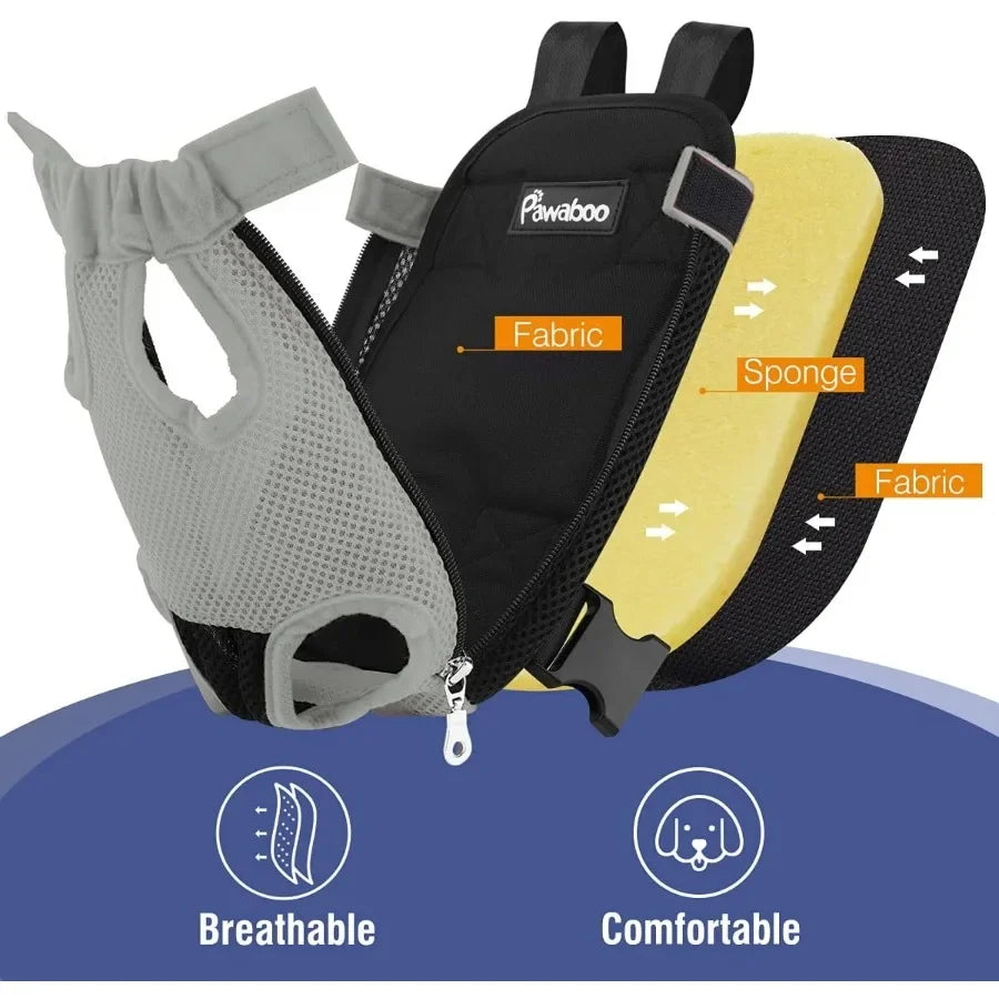 Adjustable Pet Carrier Backpack with Legs Out Design for Small to Medium Dogs and Cats Ideal for Traveling Hiking and Camping