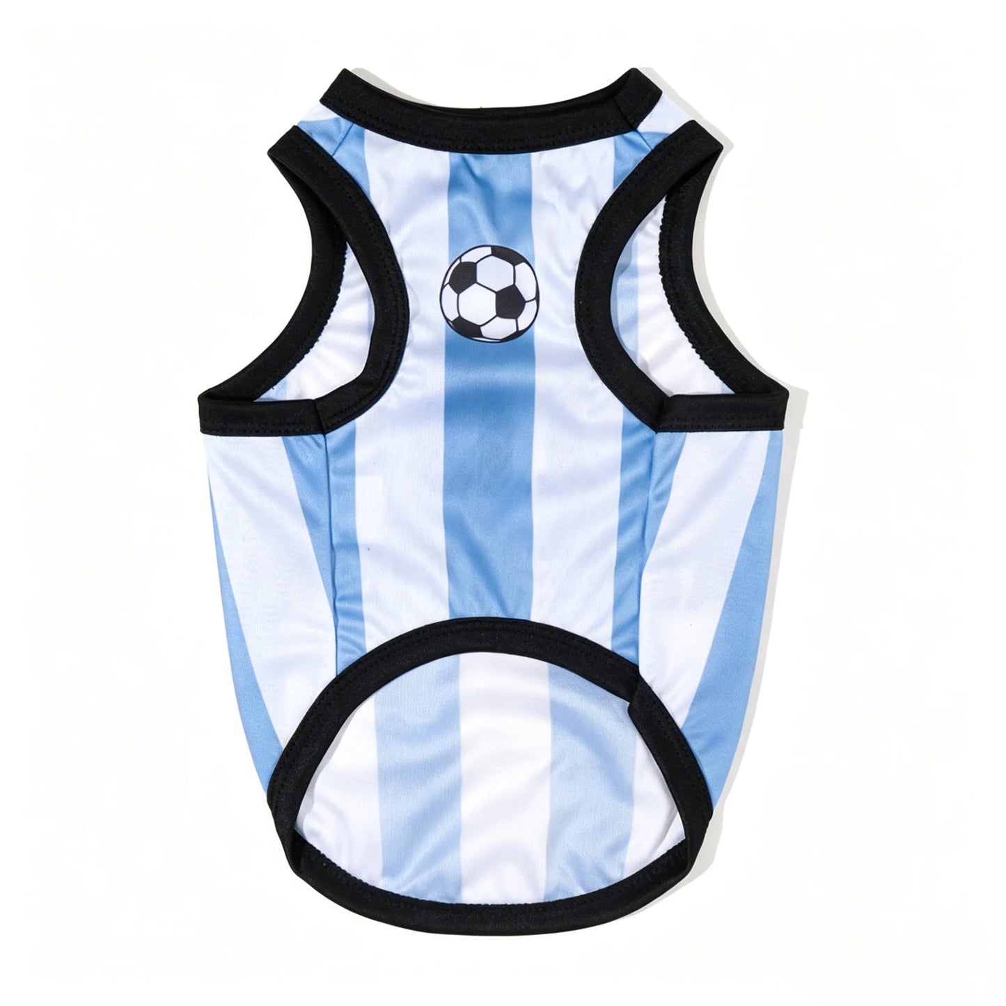 New Dog Soccer Jersey Breathable Summer Pet Clothes Quick-Dry Sleeveless Football Shirt Vest for Small Medium Large Dogs