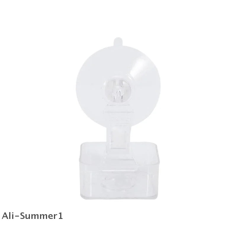 【E】Reptile Water Food Bowl Suction Cup Food Tray Gecko Reptile Lizards Spider Tree Frogs Feeder Habitat Decoration Pet Supplies