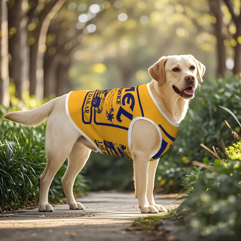 Personalized Camel Trophy Dogs Clothes Breathable Soft Pet Vests Large Dog Jacket Pet Accessories