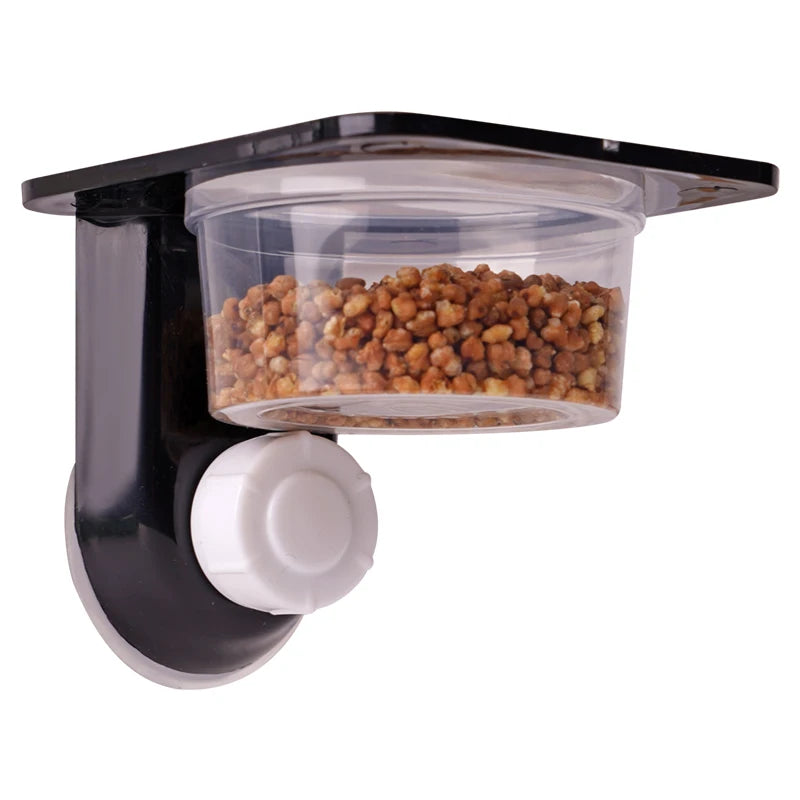 Reptiles & Amphibians Lizard Gecko Suction Cup Feed Bowls Food Container with Bowl for Reptile Food and Water Feeding