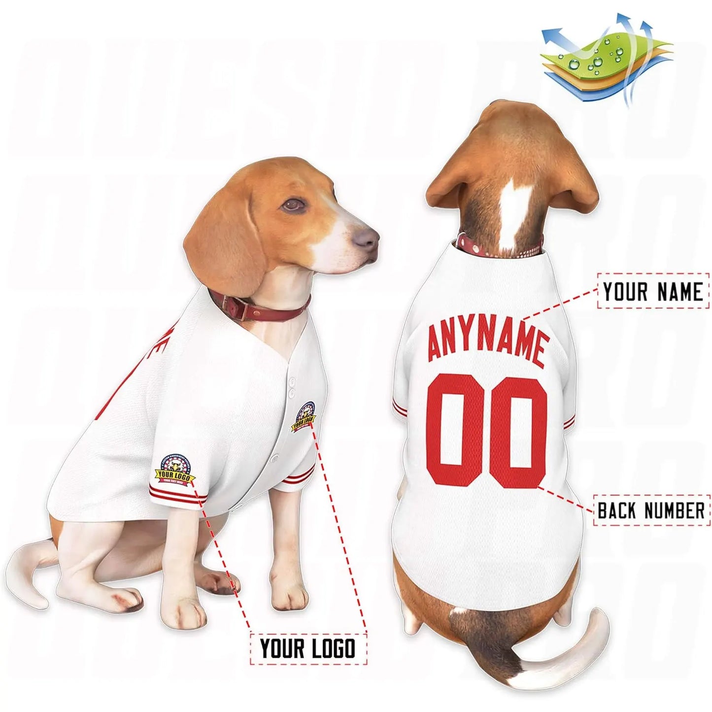 Dog Sport Jersey World Football Soccer Pet Clothes Breathable Soft T Shirt Summer Apparel Small Medium Large Dogs Baseball
