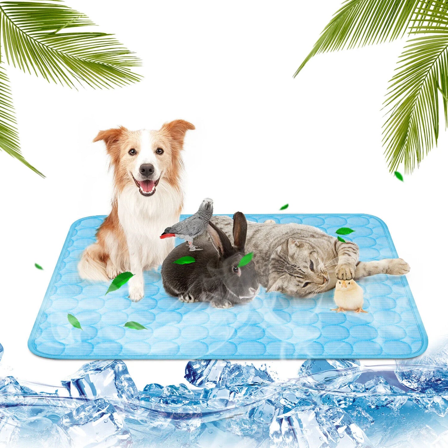 Pet Cooling Mat Cool Pad Cushion Dog Cat Puppy Blanket For Summer Sleeping