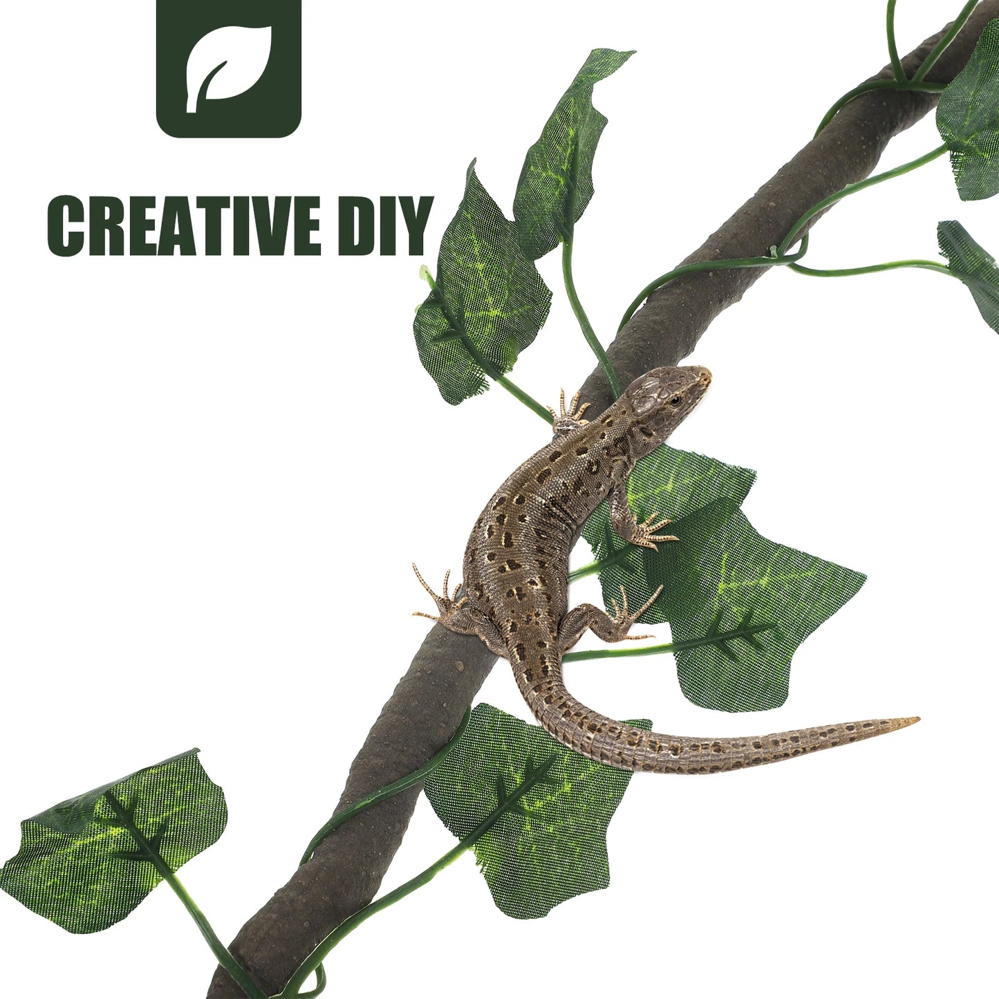 Rattan Vines for Reptile Jungle Vines Strip Decor Aquarium Terrarium Lizard Chameleon Snake Frogs Geckos