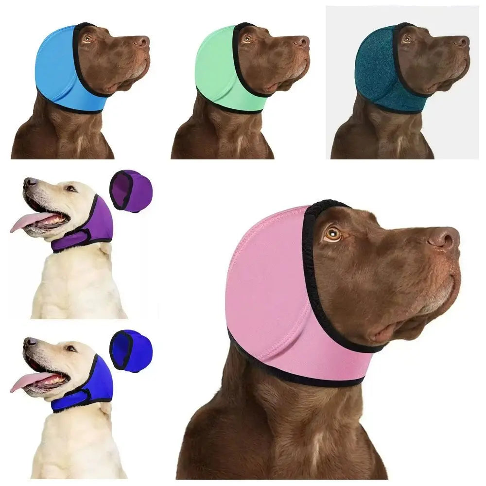 Noise Reduction Dog Ear Covers Anti-Noise Hearing Protection Pet Ear Muffs Adjustable Soft Warm Dog Calming Earmuff