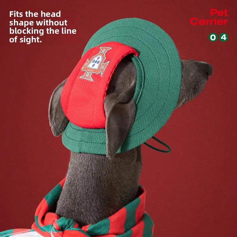 Portugal National Football Team Dog Bandana Cotton Washable Pet Scarf Triangular Bib for Dogs Cats Puppies