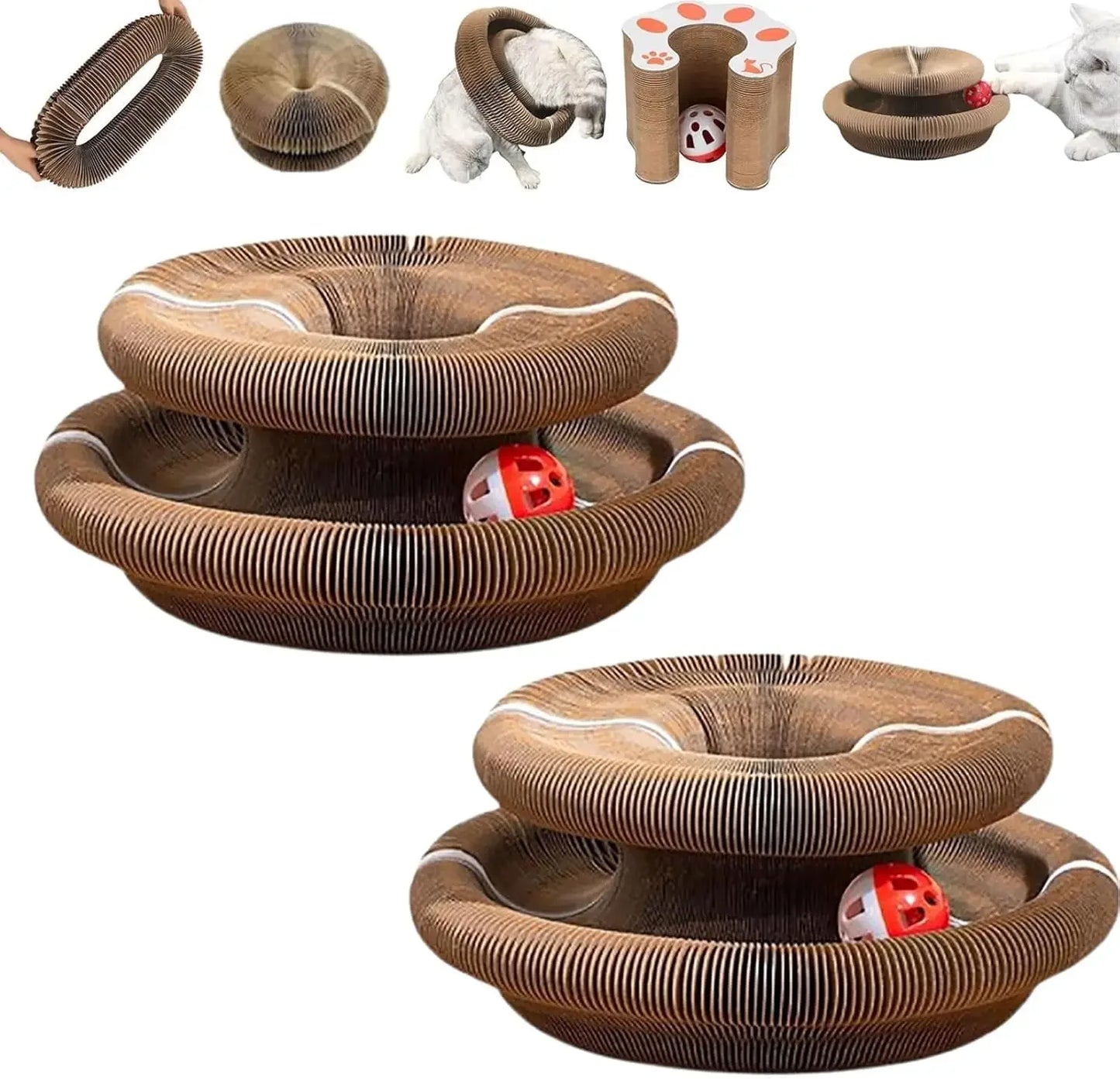 Kitty Kurlz Cat Toy, Marlene Kitty Kurlz, Kitty Curls Cat Toy, Magic Organ Cat Scratching Board