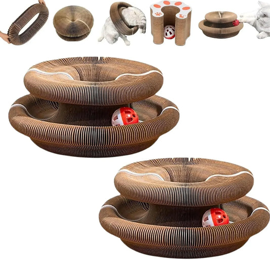 Kitty Kurlz Cat Toy, Marlene Kitty Kurlz, Kitty Curls Cat Toy, Magic Organ Cat Scratching Board