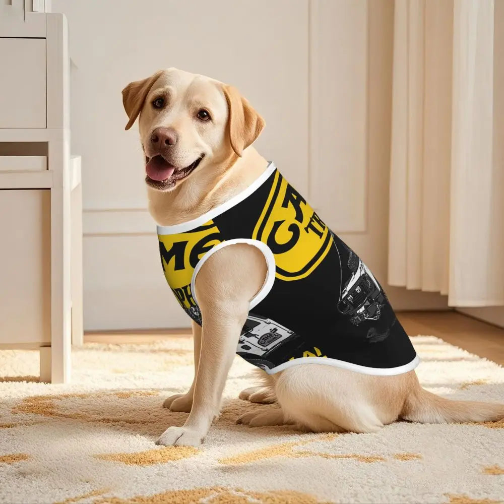 Personalized Camel Trophy Dogs Clothes Breathable Soft Pet Vests Large Dog Jacket Pet Accessories