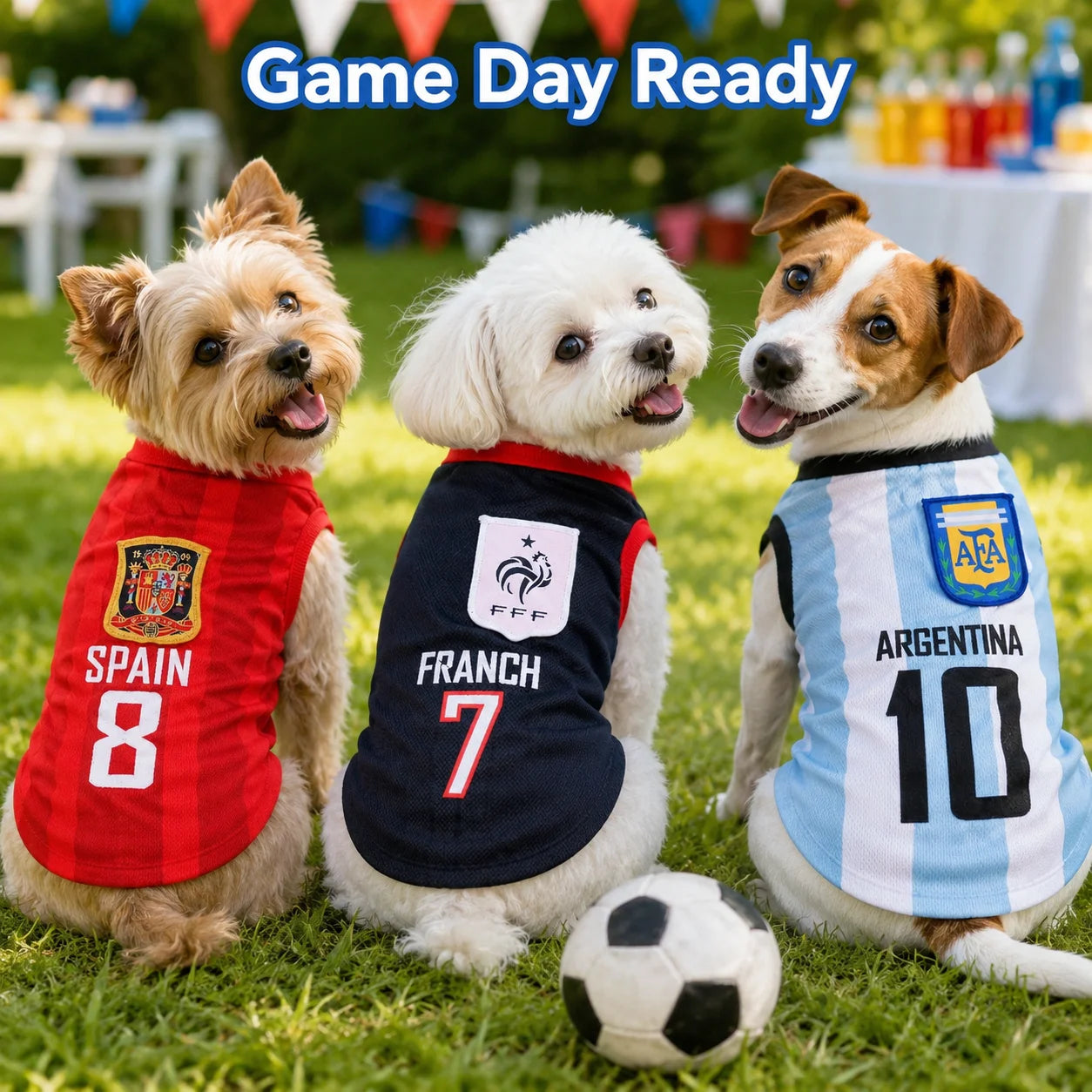 Breathable Mesh Dog Sports Jersey, Lightweight Pet Football Shirt for Small & Medium Dogs, Summer Puppy Vest Clothing for Teddy,