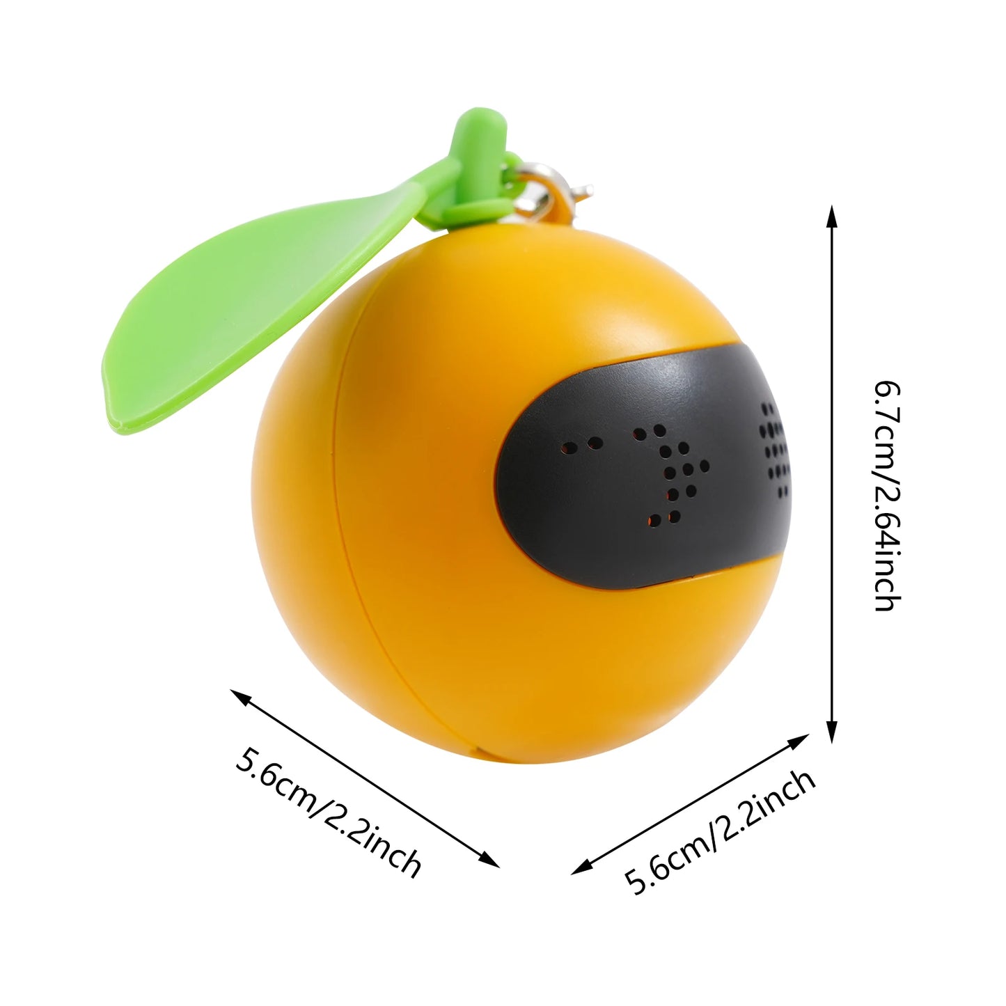 Orange+Green Interactive Cat Toy, LED Light Electric Moving Ball, Automatic Rolling Ball Cat Toy